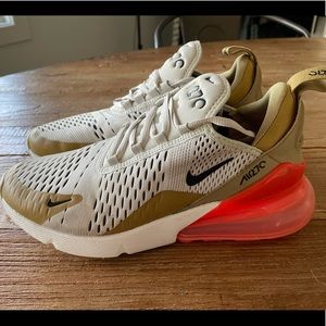 Nike wms Air Max 270 Flight Gold/Pink size 8